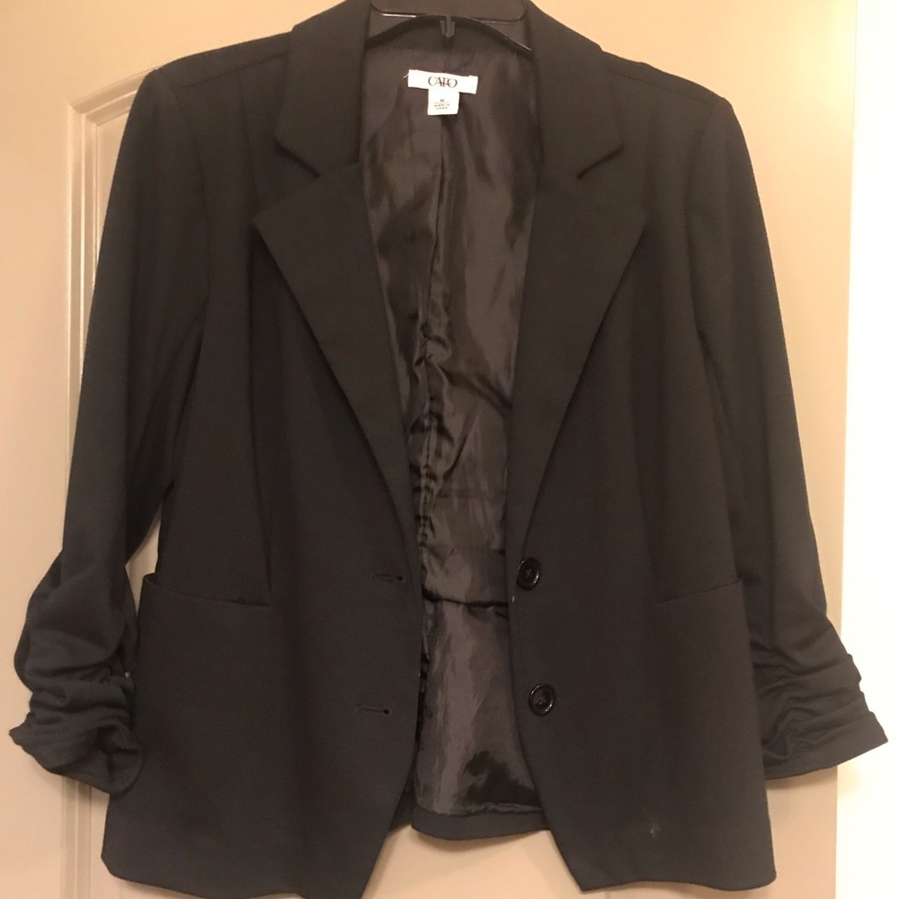 Women’s black blazer